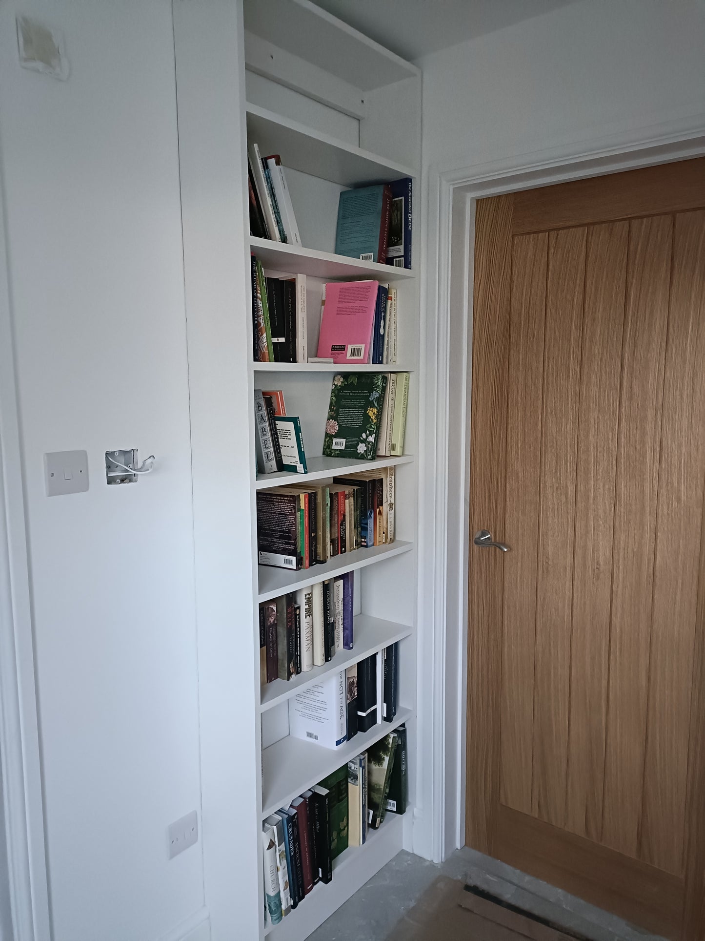 Birch Plywood Bookcase Bookshelf Customised Size to Order Handmade in the UK